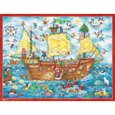 Sailing Ship Advent Calendar