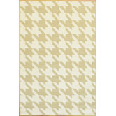 Hound's Tooth Cream/Umber Rug