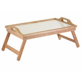 Breakfast Tray with Handle and Foldable Legs