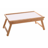 Breakfast Tray with Flip Top and Foldable Legs