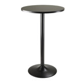 Obsidian Round Pub Table