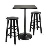 Obsidian 3 Piece Counter Height Dining Set
