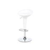 Spectrum Air Lift Adjustable Swivel Stool in White