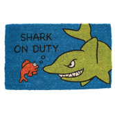 Mid Thickness Coir Shark on Duty Doormat