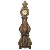 Handpainted Grandmother Clock