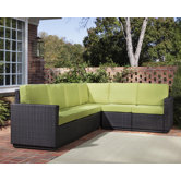 Riviera Sectional Sofa with Cushions