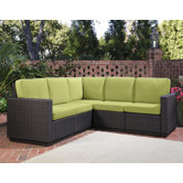 Riviera Sectional Sofa with Cushions