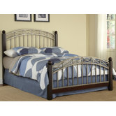 Bordeaux Metal Bed