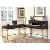 Bordeaux Corner "L" Desk