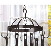 Compact Kitchen Hanging Pot Rack