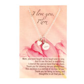 Heart Charm Necklace for Mom