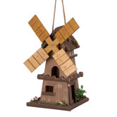 Classic Dutch Windmill Birdhouse