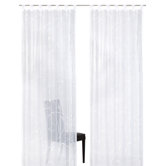 Oh L&agrave; L&agrave; Voile Tab Top and Gathering Tape Curtains