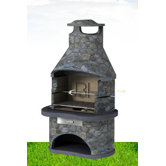 Tampered Masonary BBQ in Dark Slate
