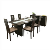 Baxton Studio Magness 8 Piece Dining Set