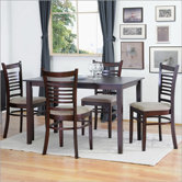 Baxton Studio Cathy 5 Piece Modern Dining Set