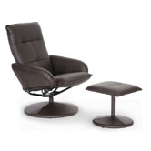 Baxton Studio Cooper Recliner with Ottoman