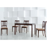 Baxton Studio Sharon 5 Piece Dining Set