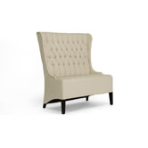 Baxton Studio Vincent Loveseat Bench