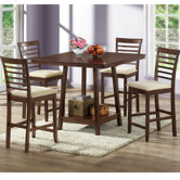 Baxton Studio 5 Piece Counter Height Dining Set