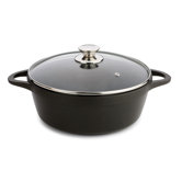 Non-Stick Cast Aluminium Induction Casserole in Black