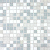 Tesserae Blends 12-7/8" x 12-7/8" Tesserae Glass Tile in Glacier Bay