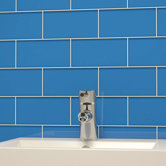 Subway 6" x 3" Tile in Mediterranean Blue