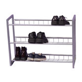 Schuhregal mit 3 Gitterablagen