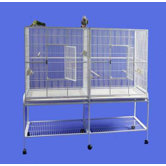 Double Flight Bird Cage with Divider