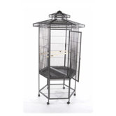 Hexagonal Aviary Bird Cage with Pagoda Top