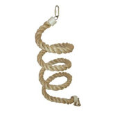 Large Sisal Rope Boing Bird Toy with Bell