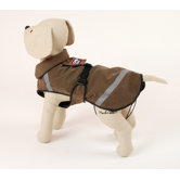 Birdwatcher Dog Coat in Brown