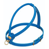 Fashion Leather Dog Harness in Blue