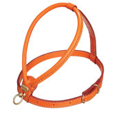 Fashion Leather Dog Harness in Orange