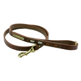 Classic Dog Leather Leash with Inserts