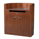 Veneer Bow Front Lectern