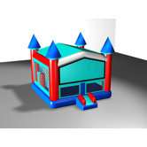 Patriot Mega Commercial Grade Inflatable Bouncy House and Slide Combo