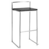 Genoa Bar Stool in Black