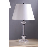 Battersby Accent Lamp with Classic Barrel Shade in Satin Nickel