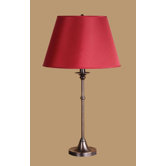 Morgan Table Lamp with Charlotte Barrel Shade in Blackened Bronze