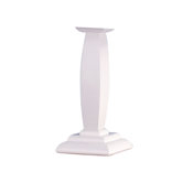 Square Wooden One Light Table Lamp in White