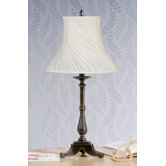 Webber Table Lamp with Classic Shade in Cafe Bronze