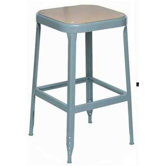 Pressed Wood Stool with Footrest