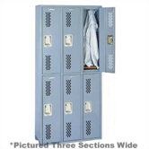 Integrated Frame All Welded Locker - Double Tier - 3 Sections