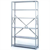 8000 Series Open Shelving - 6 Shelves: 84" H x 36" W x 24" D