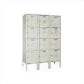 Four Tier Locker -3 Sections (Unassembled)