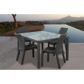 Atlantic Java 5 Piece Rectangular Dining Set