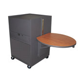Zapf Office Support Media Center Cart with Steel Door