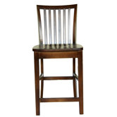 24" Hudson Counter Stool in Chestnut