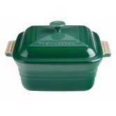Stoneware 3-Qt. Square Casserole